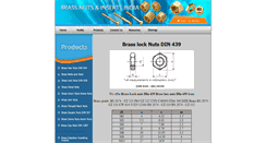 Desktop Screenshot of brass-lock-nuts-din-439.brass-nuts-inserts.com