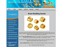 Tablet Screenshot of brass-moulding-inserts.brass-nuts-inserts.com