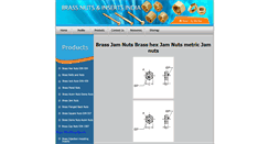 Desktop Screenshot of brass-jam-nuts.brass-nuts-inserts.com