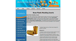 Desktop Screenshot of brass-plastic-moulding-inserts.brass-nuts-inserts.com